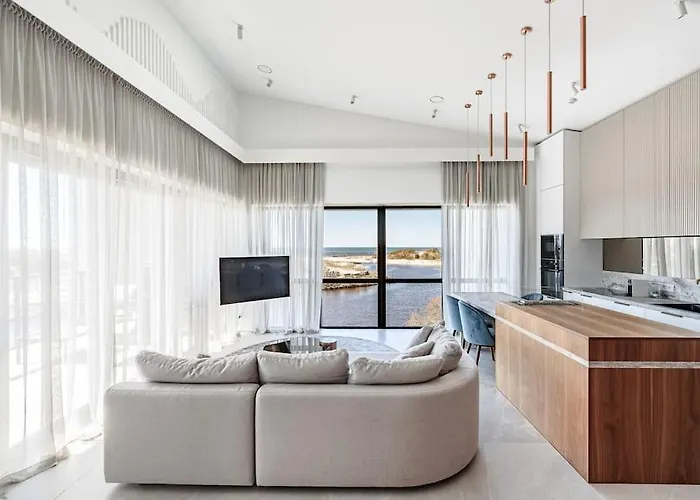 2-bedr Exclusive Sea Views @sventosios Vartai Apartament